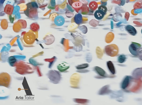 انواع دکمههای پیراهن مردانه